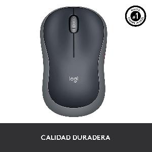 Logitech M185 Compact Wireless Mouse (Grey)